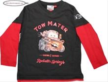 Bild Cars långärmad, mörkgrå/röd, Tow Mater