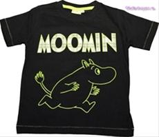 Bild Mumin, Moomin t-shirt Black/Lime