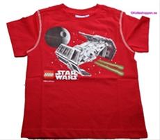 Bild Lego Wear t-shirt, Star Wars skeppet, röd