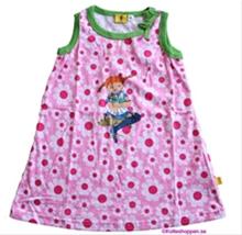 Bild Pippi Långstrump Hängselklänning, Rosa