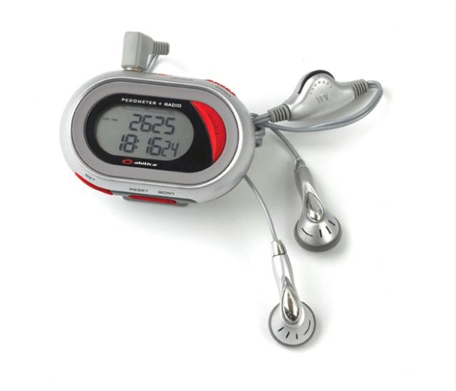 Bild Stegräknare med radio .