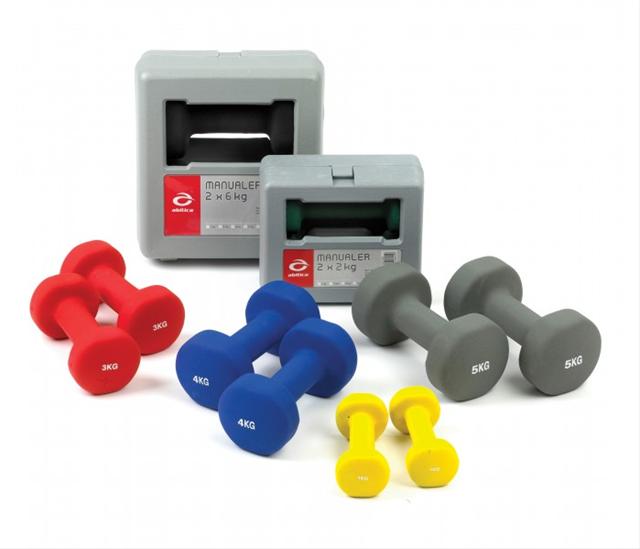 Bild Hantlar Neoprenklädda 2x3 kg, röd