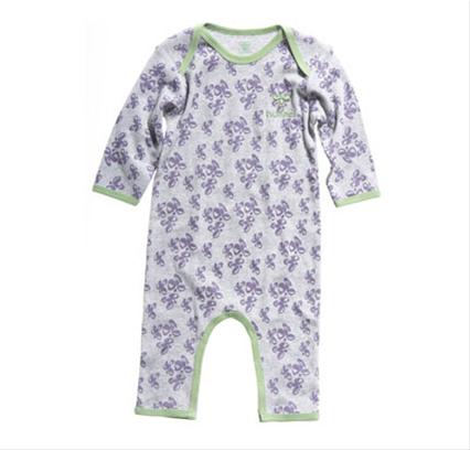 Bild Gråmelerad bodysuit -Hummel storlek 68