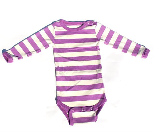 Bild Katvig-Body lila/vit