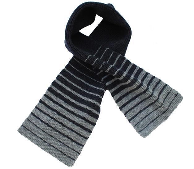 Bild kidsCase--Grå stickad halsduk