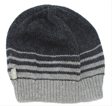 Bild kidsCase--Grå stickad mössa