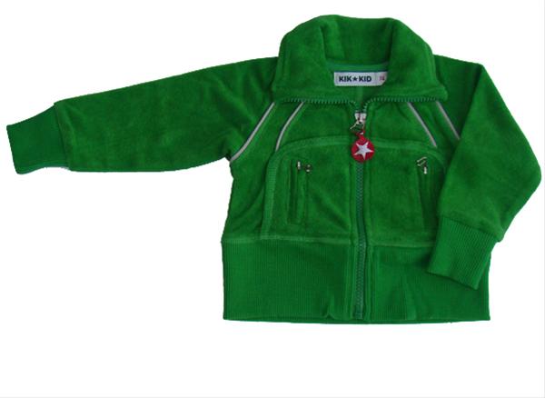 Bild KIK KID--Jacka i frotté Grön storlek 122