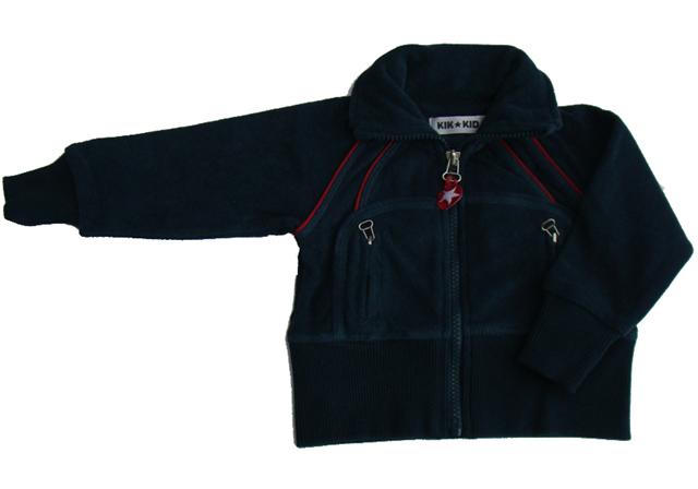 Bild KIK KID--Jacka i frotté Mörkgrå storlek 128