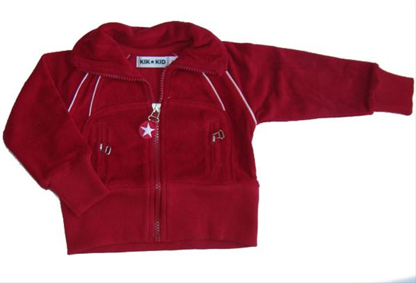 Bild KIK KID--Jacka i frotté röd storlek 98