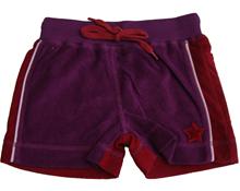 Bild KIK KID--Lila/röda shorts i frotté storlek 128