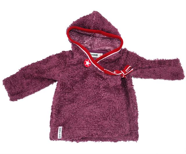 Bild KIK KID--Lurvig lila omlottjacka