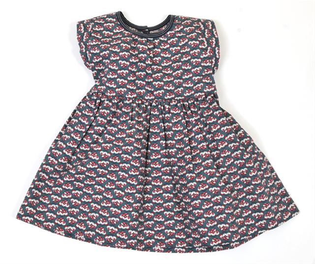 Bild Klänning med lotusblommor--KIK KID storlek 74