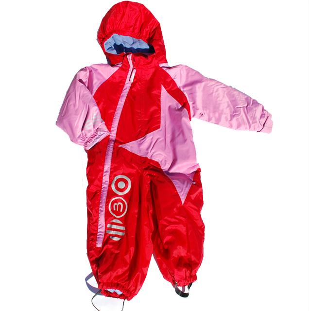 Bild MinyMo--Vinteroverall röd/rosa