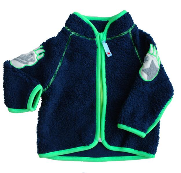 Bild Molo--Marinblå lurvig fleece