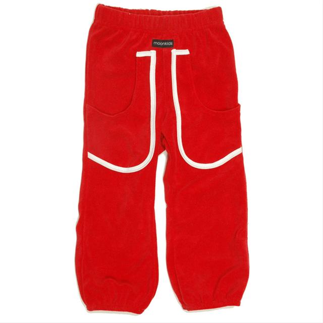 Bild Moonkids - Röda byxor i frotté