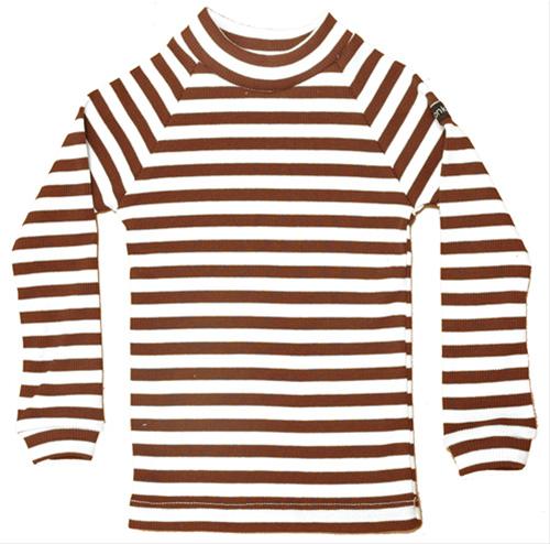 Bild Moonkids - Vit/brun randig tröja