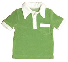 Bild Moonkids - Vit/grön Frotté T-shirt storlek 104