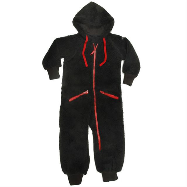 Bild Moonkids- svart fleece overall
