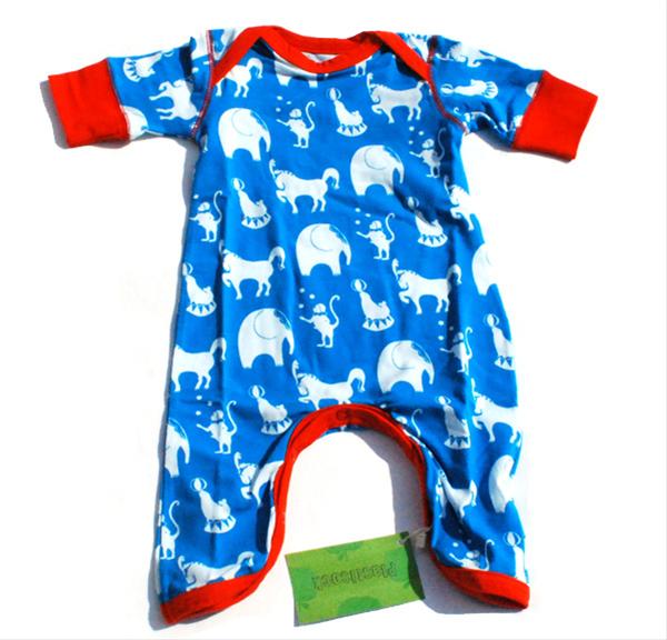 Bild Plastisock-Bodysuit med cirkusmönster