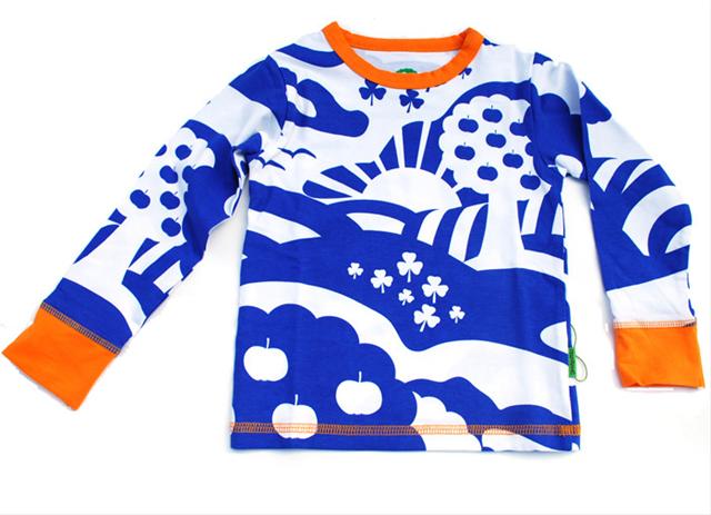 Bild Plastisock-T-shirt Appelfield blå