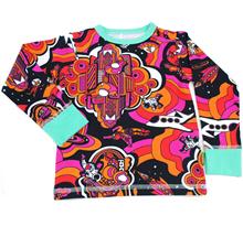 Bild Plastisock-T-shirt Rymden pink