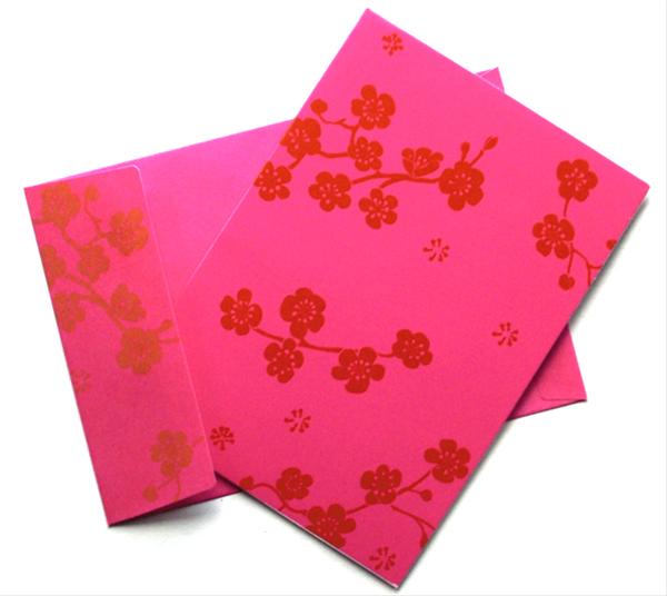 Bild Presentkort-Röda blommor