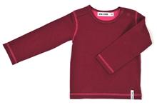 Bild Vinröd tröja med tryck--KIK KID storlek 86