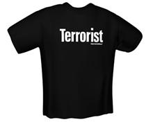 Bild TERRORIST Black T-Shirt - L