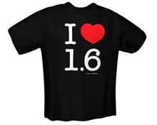 Bild I LOVE 1.6 T-Shirt - XL