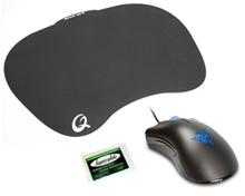 Bild QPAD EC-R + DeathAdder + Hyperglides 