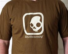 Bild T-Shirt Brandede Khaki - M