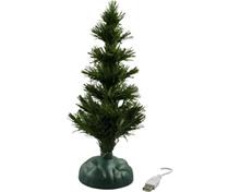 Bild USB Julgran, lyser i blÃ¥tt/rÃ¶tt 