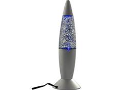 Bild USB Lavalampa med glitter - Silver 