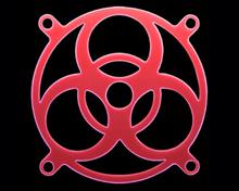 Bild UV Bio-Hazard RÃD - 80mm 