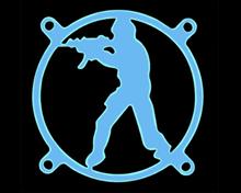 Bild UV Counter-Strike BLÃ - 120mm 