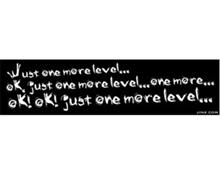 Bild One More Level - KlistermÃ¤rke 