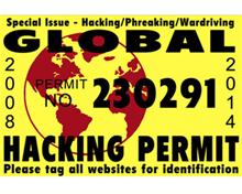Bild Hacking Permit - KlistermÃ¤rke 