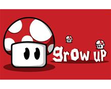 Bild Grow Up - KlistermÃ¤rke 