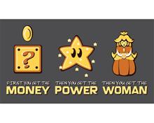 Bild Money Power Woman - KlistermÃ¤rke 