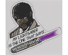 Bild My Lightsaber - KlistermÃ¤rke 