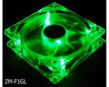 Bild 80mm LED fan - Green 