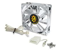 Bild Silent Anodized LED Fan 80mm Silver 