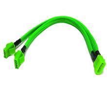 Bild 4-pin UV Y-Cable with LED - Green 