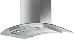 Bild Smeg Fläktkåpa KIV90X glas och rostfritt, frihängande 100 cm