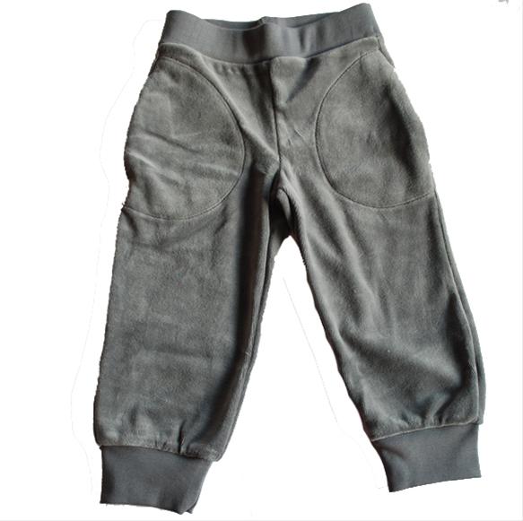 Bild Katvig-Velourbyxor gråa