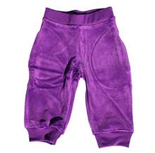 Bild Katvig-Velourbyxor lila storlek 74