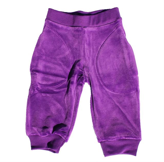 Bild Katvig-Velourbyxor lila storlek 80