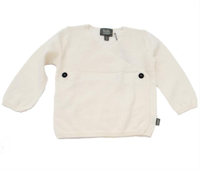 Bild kidsCase--Finstickad omlottkofta storlek 74