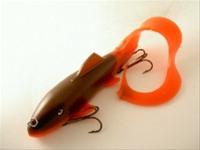 Bild Swimbait Curly Sue 28 cm, brown orange