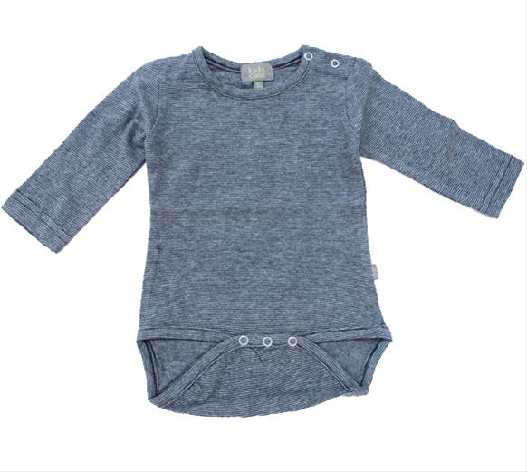 Bild kidsCase--Grå randig body storlek 86